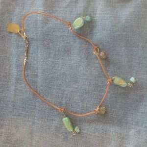 18" Turquoise/Bali Sterling Silver Necklace